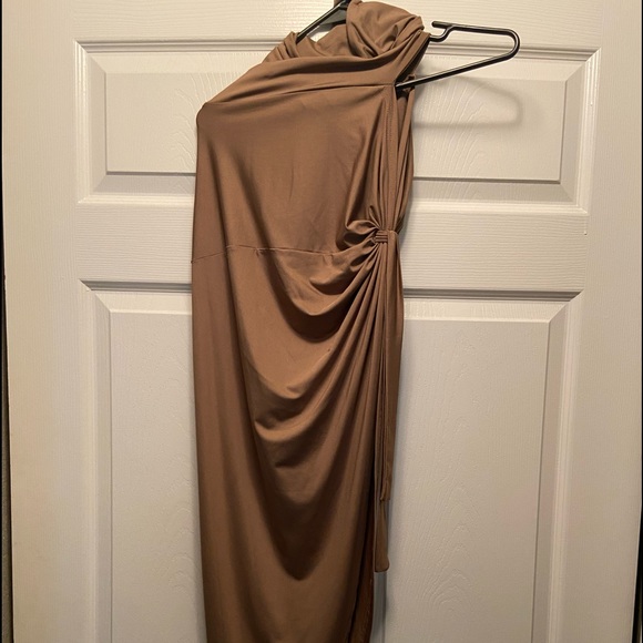 Tan 2pc Silky Set - Picture 2 of 2